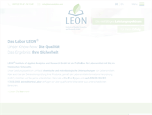 Tablet Screenshot of leon-analytics.com